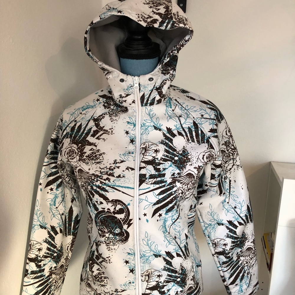 Boys Salomon jacket size xs - celestial pattern